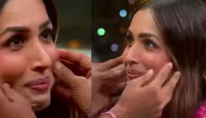 Malaika Arora&#039;s scared expression when a contestant touches her cheeks will leave you in splits- Watch!