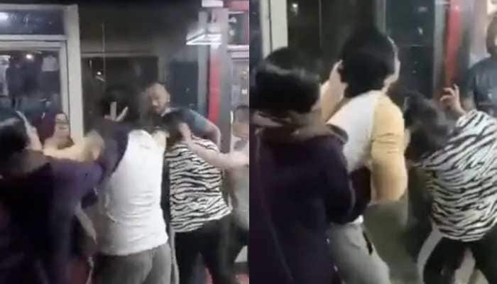 Viral video: Madhya Pradesh woman thrashes husband&#039;s alleged girlfriend in gym, cases filed- Watch