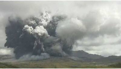 Japan's Mount Aso erupts, blasts ash several miles into the sky 