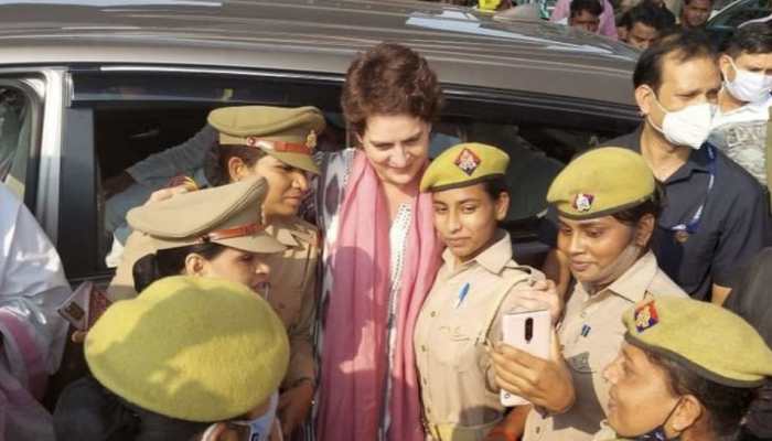 Heard Yogi Adityanath is upset with this picture: Priyanka Gandhi Vadra on viral selfie with Uttar Pradesh cops 