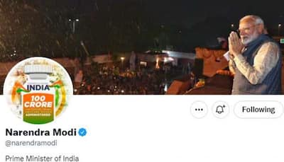 PM Narendra Modi changes his Twitter photo to celebrate India’s 100 crore vaccination milestone