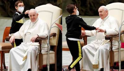 Boy tries to steal Pope Francis' cap, video wins hearts -- Watch 