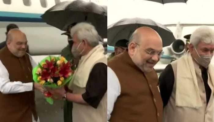 Amid tight security, Amit Shah begins his three-day visit to Jammu &amp; Kashmir