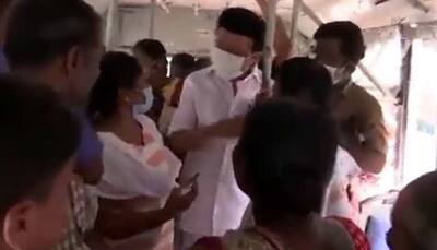 Tamil Nadu CM MK Stalin hops on to city bus, takes passengers by surprise - Watch
