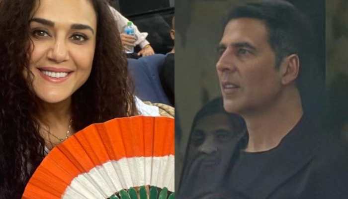 Akshay Kumar, Preity Zinta in attendance at Ind Vs Pak T20 WC