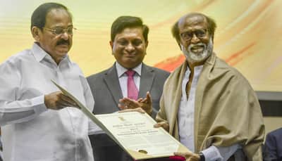  Rajinikanth conferred with Dadasaheb Phalke Award at 67th National Film Awards ceremony
