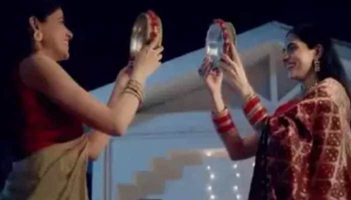 Dabur&#039;s Karwa Chauth advertisement with lesbian couple taken down after MP minister&#039;s objection