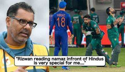 Waqar Younis makes SHOCKING statement, says Rizwan offering Namaz ‘in front of Hindus’ during IND vs PAK was special, WATCH