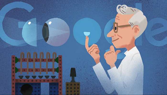 Google Doodle honours Otto Wichterle, the Czech chemist who invented soft contact lens 