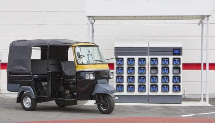 Honda to introduce &#039;Mobile Power Pack e:&#039; swappable battery service for electric auto rickshaws in India