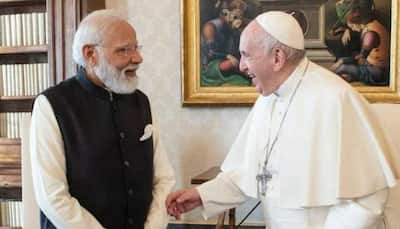 PM Narendra Modi meets Pope Francis at Vatican City, discusses poverty alleviation, climate crisis