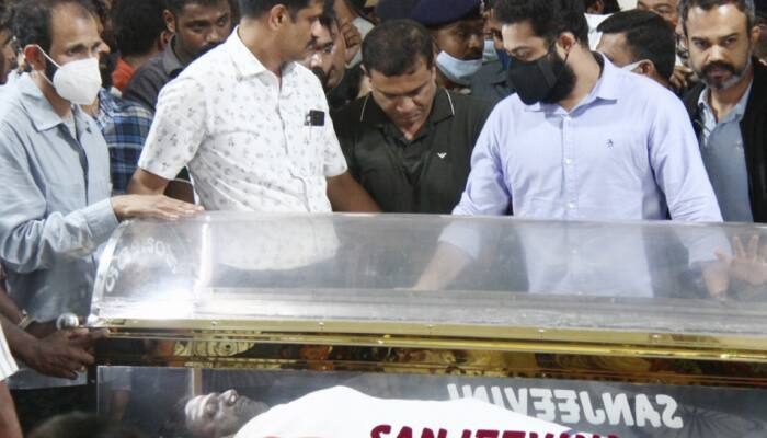 Jr NTR inconsolable at Puneeth Rajkumar's passing away