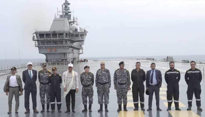 ‘Going extremely well,’ says Indian Navy Chief on sea trials of indigenous aircraft carrier