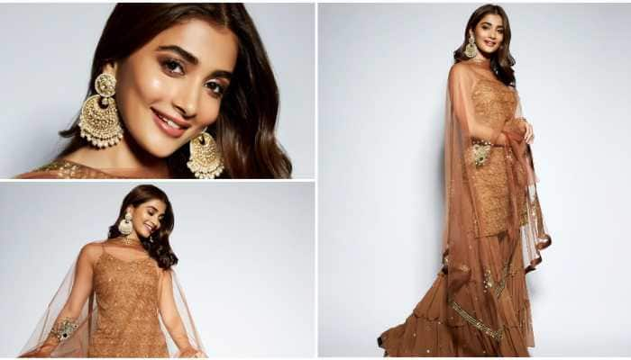 Pooja Hegde's dress is inspired from the festival of lights