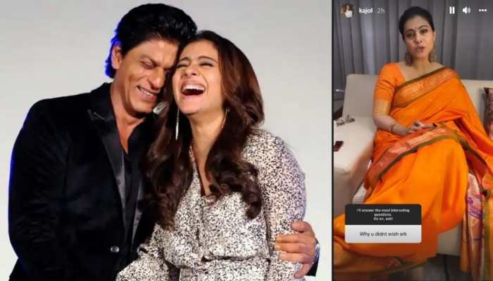 Fan asks Kajol why she didn&#039;t wish SRK on his birthday, she says THIS