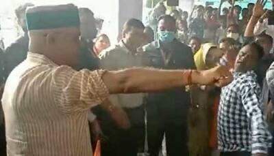 ​​Chhattisgarh CM gets 'whipped' as part of Diwali Govardhan puja ritual, watch video here