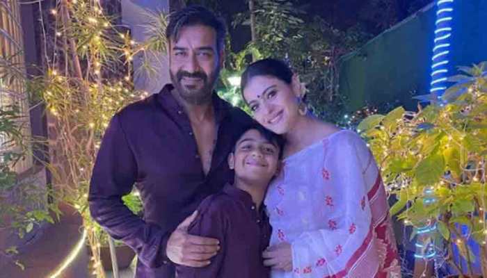 Ajay Devgn, Kajol share glimpse from Diwali celebrations with Tanuja, check photos
