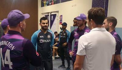 T20 World Cup 2021: Virat Kohli, Rohit Sharma visit Scotland dressing room after clinical win