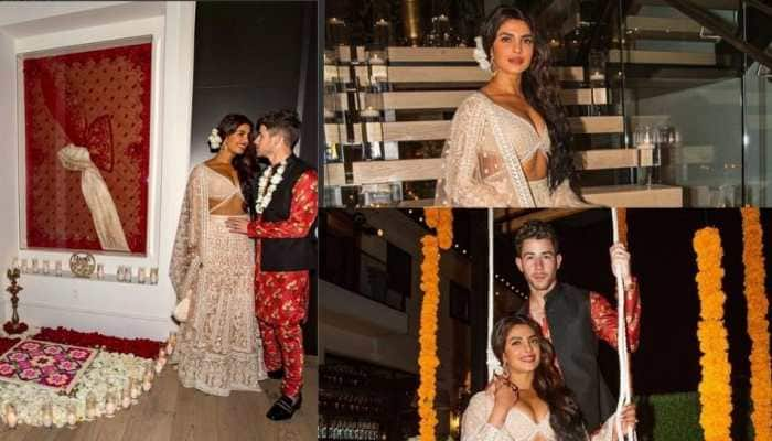 Priyanka Chopra, hubby Nick frame their wedding outfits - check out their &#039;first home&#039;!