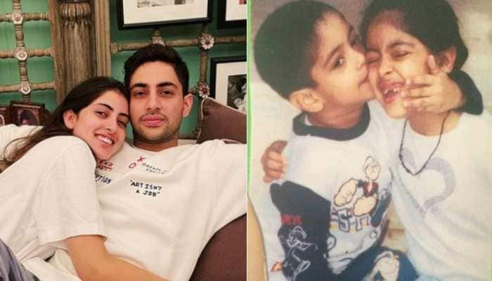 Bhai Dooj 2021: Navya Nanda recalls sweet memories with brother Agastya, shares UNSEEN pic