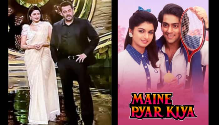Bigg Boss 15: Bhagyashree and Salman recreate romance from Maine Pyar Kiya, fans call it ‘classic’