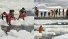 Chhath devotees take dip in toxic foam floating on Yamuna river- Watch