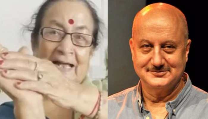 Did you know Anupam Kher’s mom Dulari calls him Ganju Patel? Watch hilarious video! 