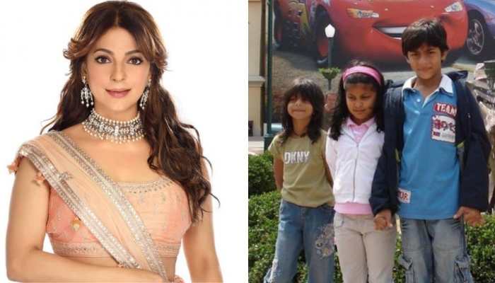 Juhi Chawla digs out Aryan Khan&#039;s childhood pic for his birthday, pledges 500 trees in his name!