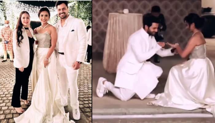 Rajkummar Rao, Patralekhaa wedding celebration begins with a dreamy white  themed engagement party - Pics | People News | Zee News