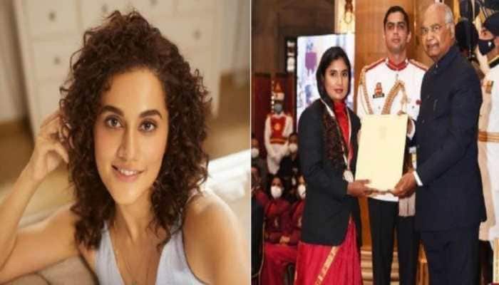 Taapsee Pannu hails 'inspiring' Mithali Raj for getting Khel Ratna Award 