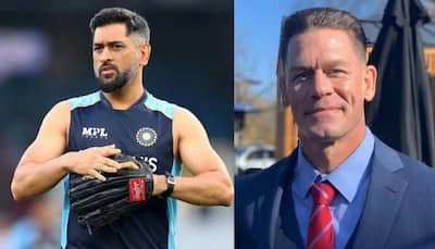 WWE superstar John Cena shares MS Dhoni’s picture from T20 World Cup 2021, see POST