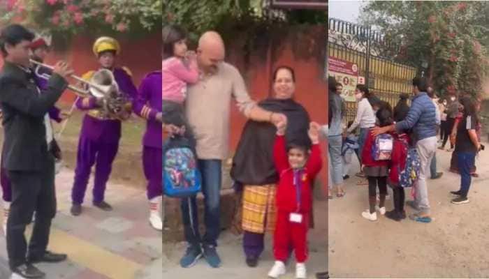 Viral video: Delhi family hires band baaja to celebrate reopening of schools- Watch