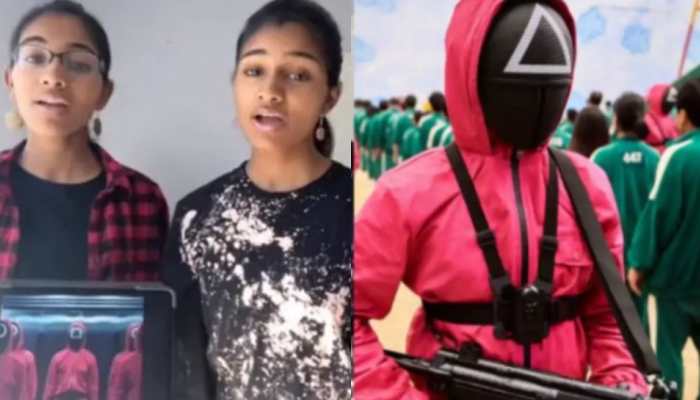Internet is hooked at viral video of twin sisters recreating Squid Game's Pink Soldier track- Watch 