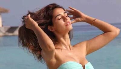 Disha Patani grooves in red bikini inside pool, sister Khusboo grabs attention in yellow, watch 