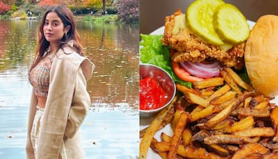 Janhvi Kapoor eats scrumptious burgers and fries in New York, Shanaya Kapoor reacts