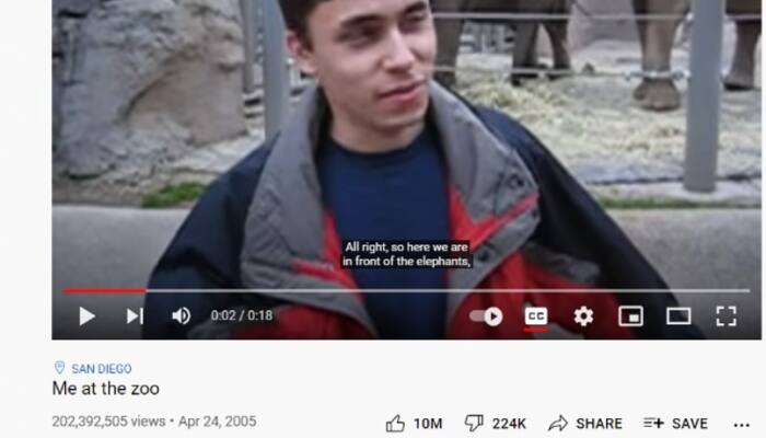 Man who uploaded the first video on YouTube calls its decision to remove dislike count 'stupid'