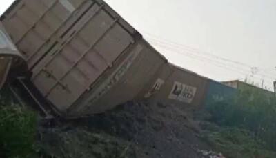 8 wagons of container train derail near Chandauli in UP, train movement affected