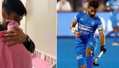 Hockey captain Manpreet Singh leaves new-born baby for National Camp, shares emotional pic