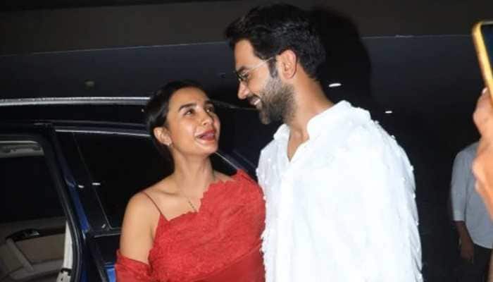 Newlyweds Rajkummar Rao and Patralekhaa can't stop blushing as paps call her 'bhabhi ji', video goes viral - Watch
