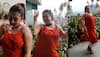 Trending: Bengali actress Sreelekha Mitra dances to viral song Manike Mage Hithe in a red kurta, netizens love it - Watch