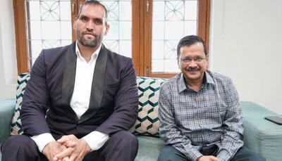 Great Khali meets Delhi CM Arvind Kejriwal, is the former WWE star joining AAP?