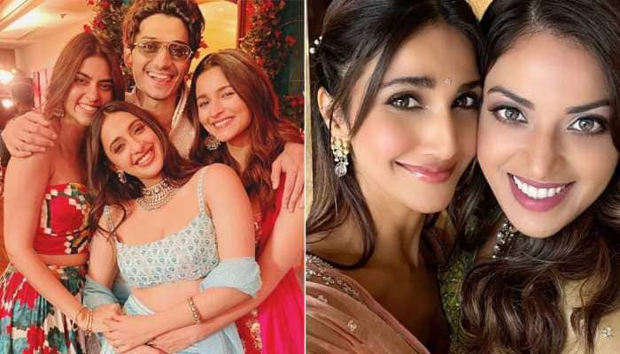 At Anushka Ranjan&#039;s Mehendi ceremony, BFFs Alia Bhatt, Vaani Kapoor dance like no one&#039;s watching - Watch