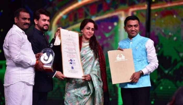 IFFI honours Hema Malini with Indian Film Personality of the Year Award