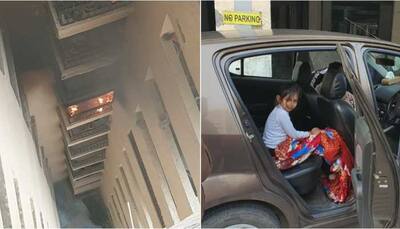 Fire breaks out in Noida's Paramount Floraville society, family evacuated safely