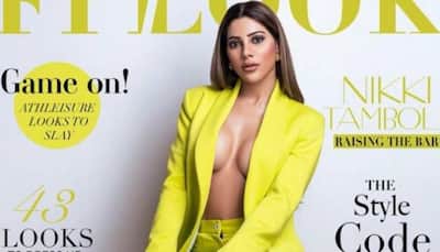 Nikki Tamboli raises hotness bar in shirtless neon blazer, fans call her 'bombshell'!