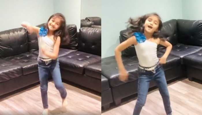 Viral: Cute girl shakes a leg to &#039;Manike Mage Hithe&#039; song, steals hearts online - WATCH