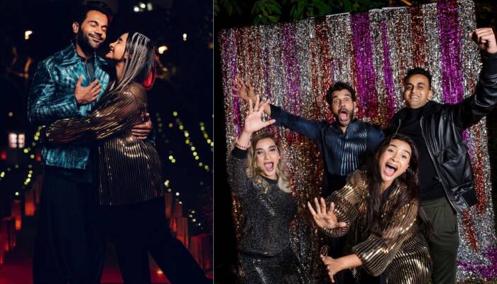 Rajkummar Rao and Patralekhaa fun ‘pyjama party’ night before wedding bash is full of bling - Pics