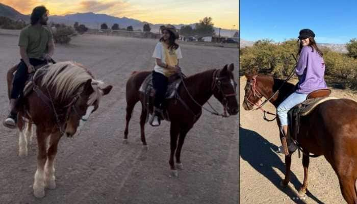 Vijay Deverakonda, Ananya Panday enjoy horse riding while shooting for ‘Liger’ 