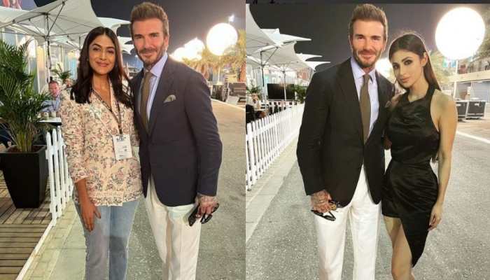 Mrunal Thakur, Mouni Roy can't keep calm after meeting David Beckham