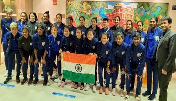 India women&#039;s football team lands in Brazil for 4-nation International tournament